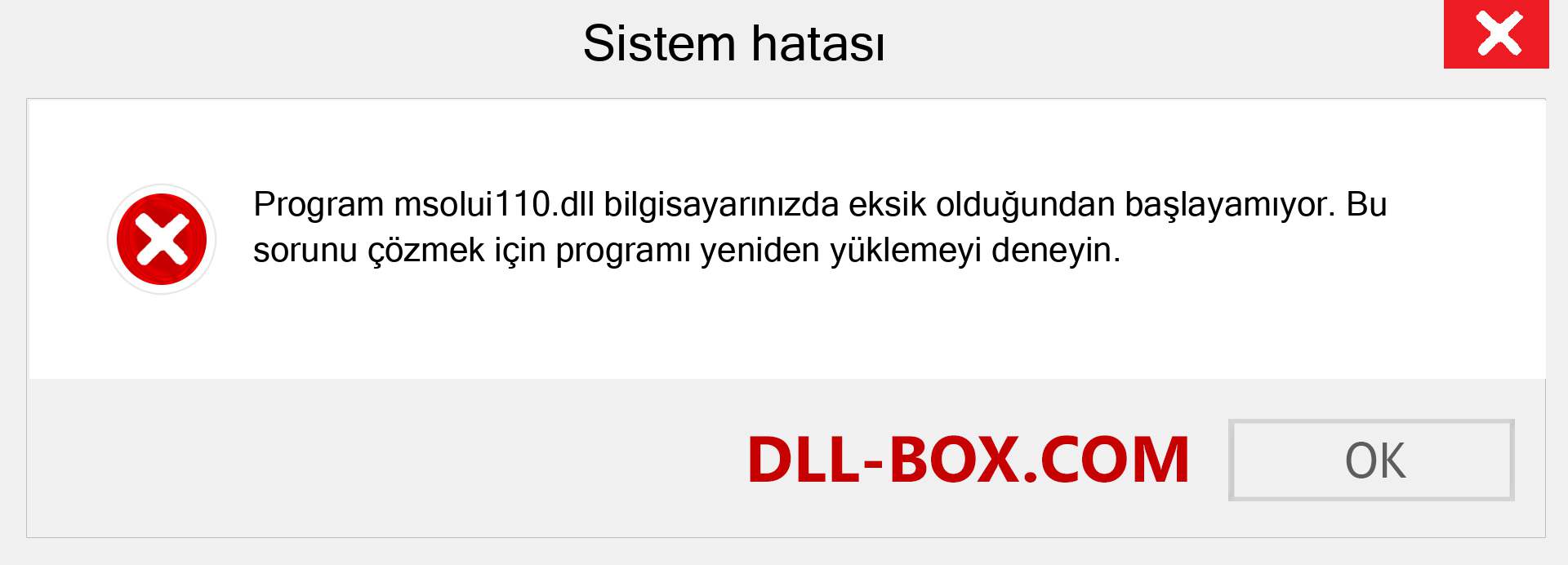 msolui110.dll dosyası eksik mi? Windows 7, 8, 10 için İndirin - Windows'ta msolui110 dll Eksik Hatasını Düzeltin, fotoğraflar, resimler